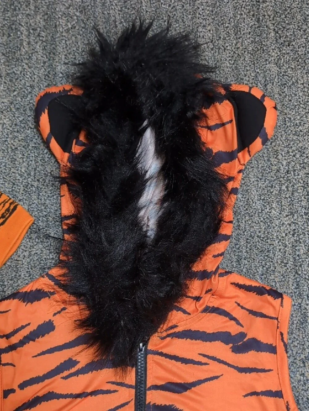 Sparkle In Pink Girls Orange Tiger Kids Costume Vest & Tutu Set 7/8